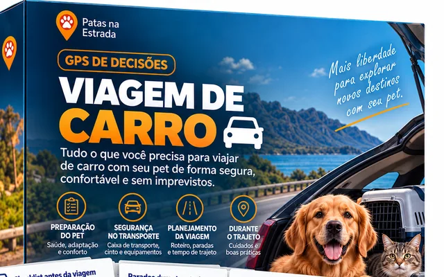 Mockup do módulo Viagem de carro